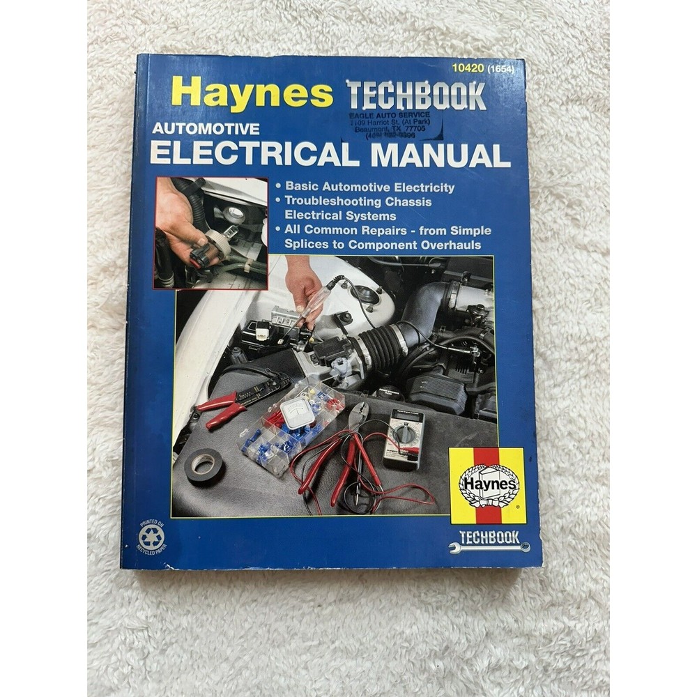 1989 Specialized Haynes Automotive ELECTRICAL Manual 10420 Auto Techbook